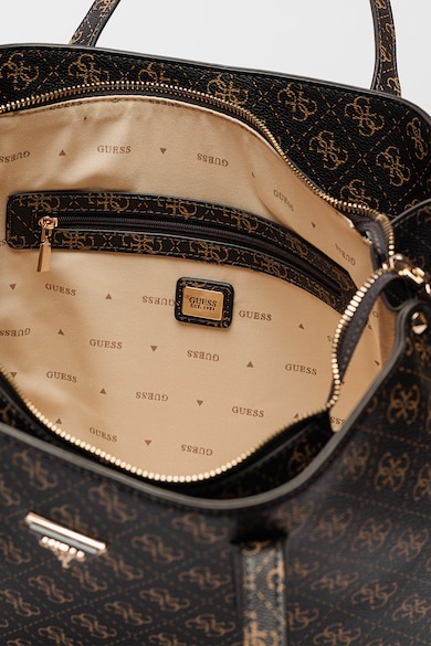 GUESS Шопинг чанта Meridian от еко кожа с десен с лого Жени