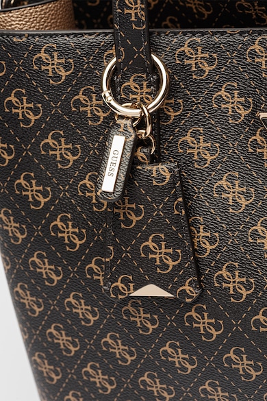 GUESS Шопинг чанта Meridian от еко кожа с десен с лого Жени