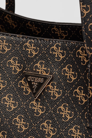 GUESS Meridian tote fazonú műbőr táska logómintával női