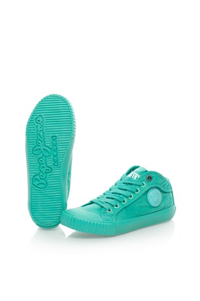 Pepe Jeans London Pantofi sport mid-high verde menta Industry Route Fete