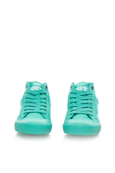 Pepe Jeans London Pantofi sport mid-high verde menta Industry Route Fete