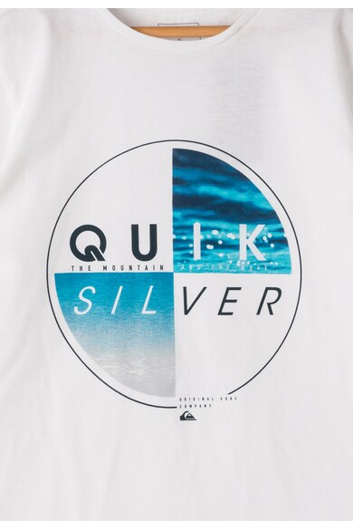 QUIKSILVER Tricou alb cu imprimeu logo Baieti