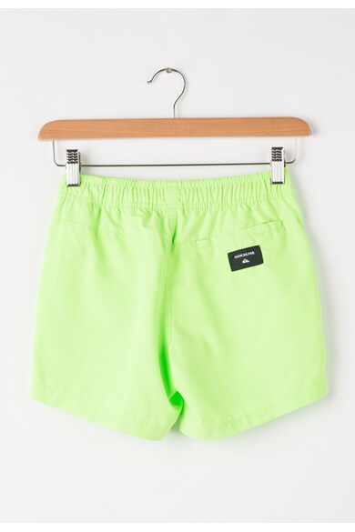 QUIKSILVER Pantaloni scurti pentru volei verde neon cu snur Baieti