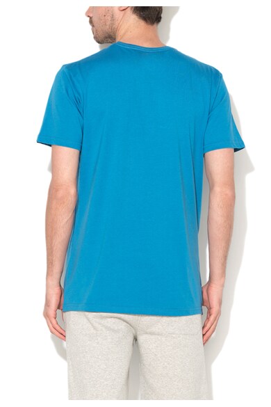 QUIKSILVER Tricou albastru regular fit cu imprimeu logo cauciucat Barbati