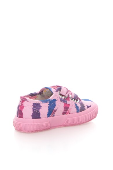 Superga Pantofi sport roz cu imprimeu Fantasy Cotj Fete