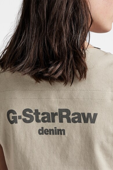 G-Star RAW Къс топ Boxy от органичен памук Жени