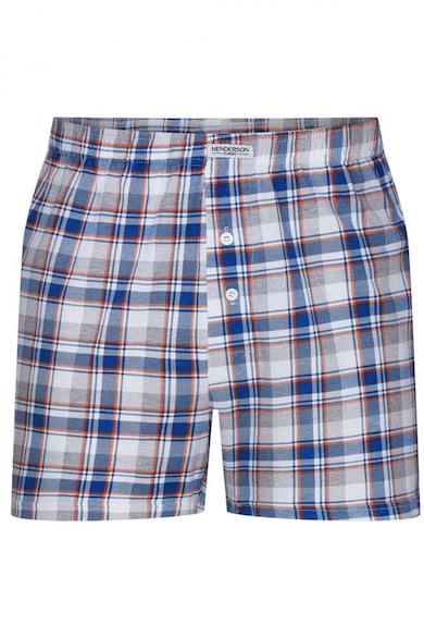 Boxeri barbati Classic 1442-1449 K319 - Gri/albastru - Gri/Albastru