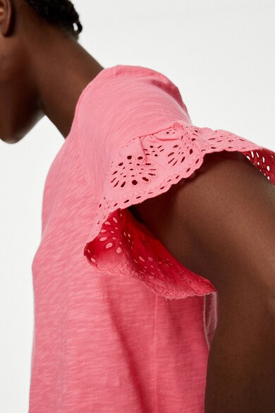 Marks & Spencer V-nyakú póló csipke anyagbetétekkel női