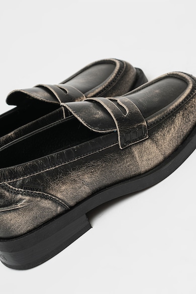 Bronx Pantofi loafer din piele cu aspect metalizat Al-My Femei