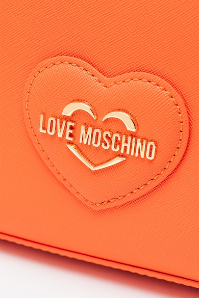 Love Moschino Geanta crossbody de piele ecologica cu model saffiano Femei