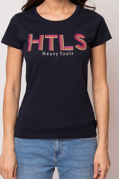 Heavy Tools Тениска Mushy с лого и овално деколте Жени