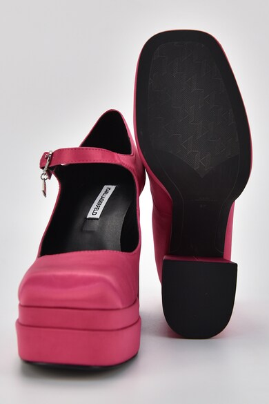 Karl Lagerfeld Strada vastag sarkú szatén hatású cipő női
