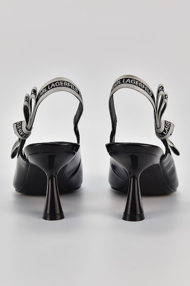 Karl Lagerfeld Pantofi slingback de piele cu varf ascutit Femei