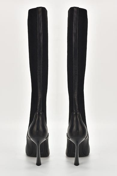 Karl Lagerfeld Ботуши над коляното с декоративни камъни Жени
