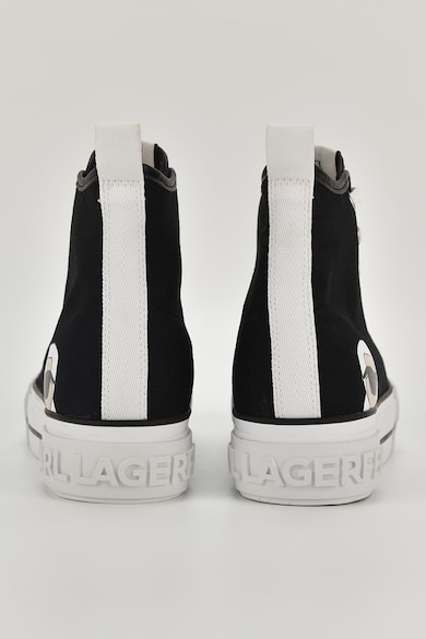 Karl Lagerfeld Magas szárú vászoncipő női