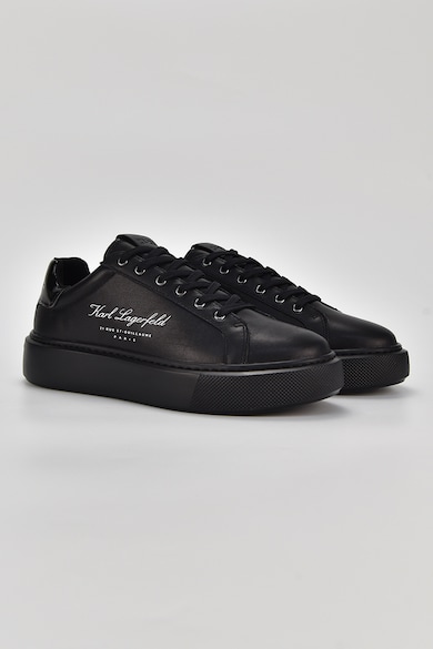 Karl Lagerfeld Кожени спортни обувки с овален връх Жени