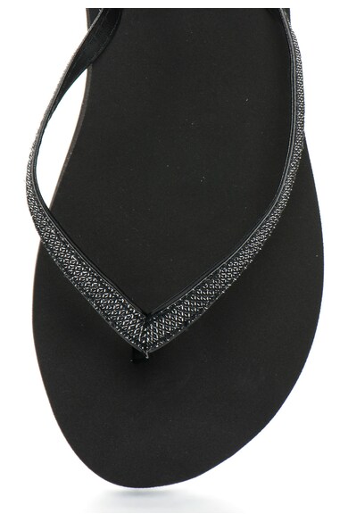 ROXY Papuci flip-flop negru cu argintiu Femei