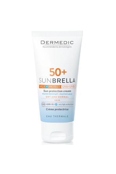 Dermedic Слънцезащитен крем SPF 50+ Sunbrella  За суха и нормална кожа, 50 мл Мъже