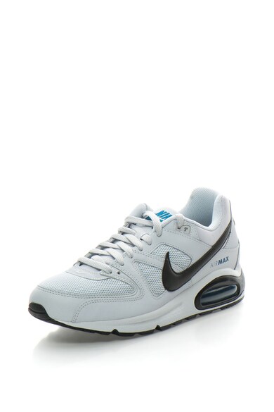 Nike Pantofi sport de piele cu insertii de plasa Air Max Command Barbati