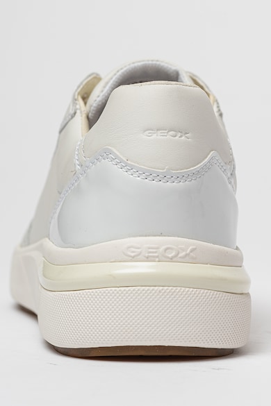 Geox Кожени спортни обувки с лачени детайли Жени