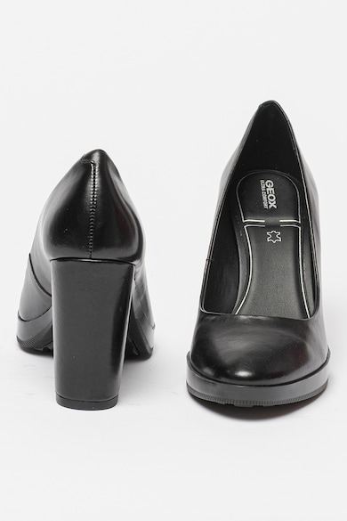 Geox Кожени обувки с масивен ток Жени