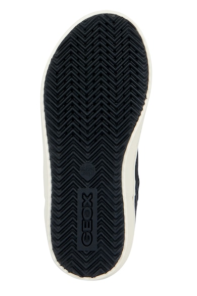 Geox Pantofi sport de piele ecologica si material textil Fete