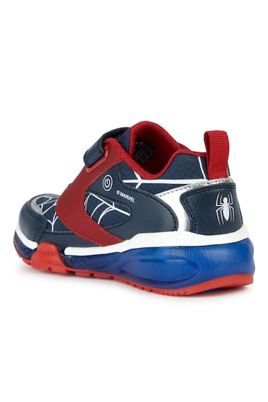 Geox Pantofi sport cu velcro si model Spiderman Baieti
