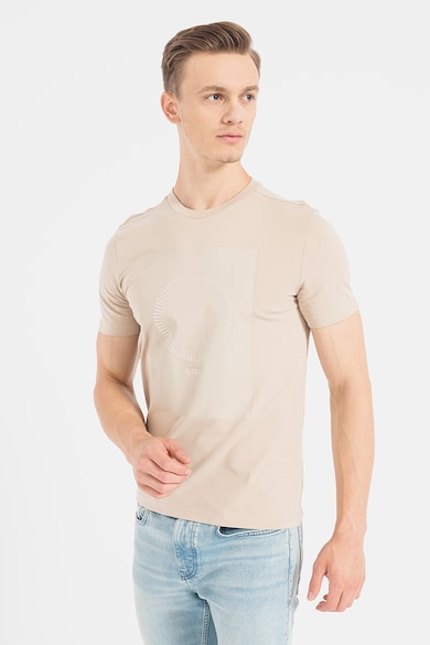BOSS Тениска със стандартна кройка и бродерия Мъже