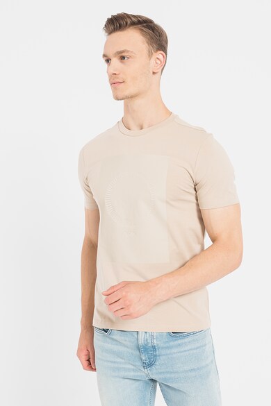 BOSS Normál fazonú póló hímzéssel férfi