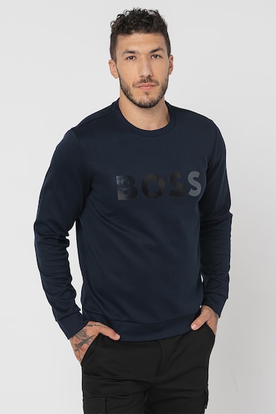 BOSS Bluza sport relaxed fit cu imprimeu logo Salbo Barbati