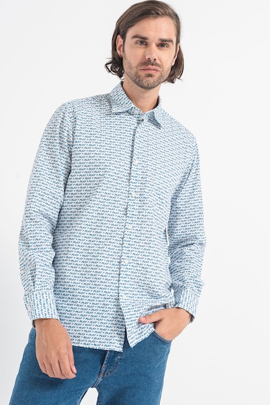 BOSS Риза Remiton със стандартна кройка и пришит джоб Мъже