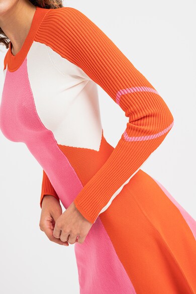 BOSS Firoko colorblock dizájnos bővülő fazonú miniruha női