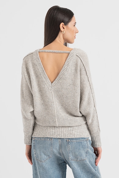 BOSS Пуловер с шпиц и отворен гръб Жени