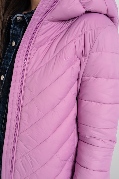 BOSS Palatto vízlepergető bélelt télikabát kapucnival női