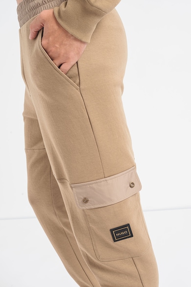 HUGO Спортен панталон карго със средна талия Мъже