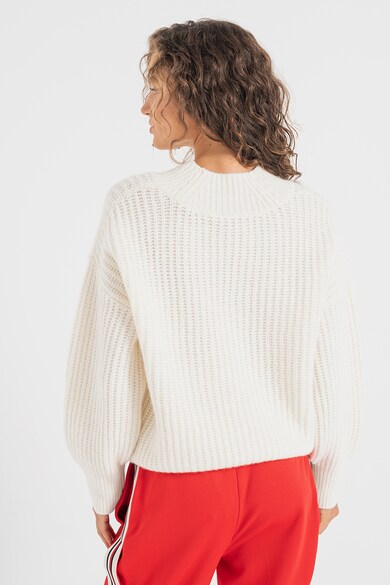 HUGO Sesamia vastagon kötött gyapjútartalmú pulóver női