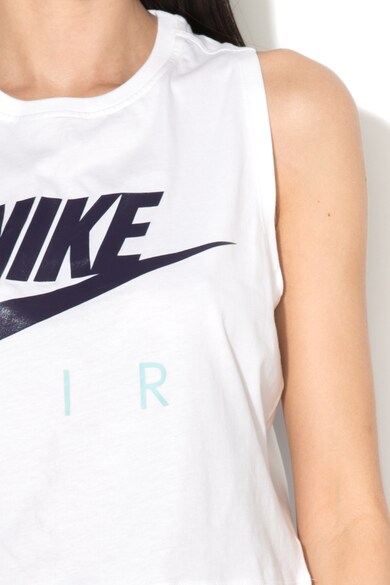 Nike Top crop cu logo Femei