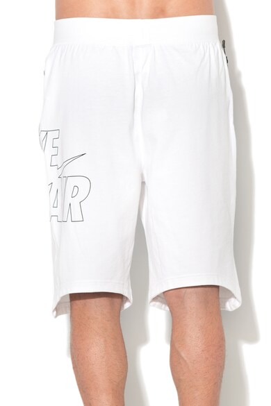 Nike Pantaloni scurti cu buzunare cu fermoar si logo pentru baschet Barbati