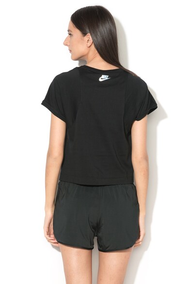 Nike Tricou crop cu terminatie asimetrica Femei