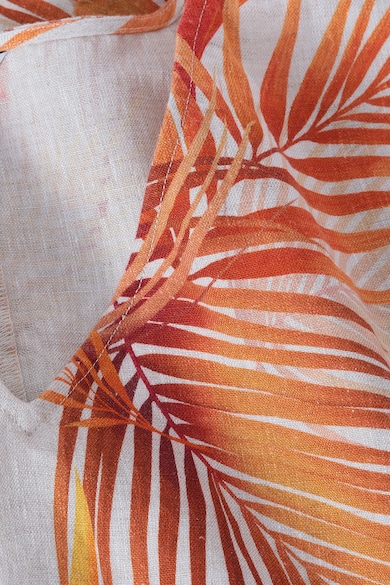 Tatuum Ленена рокля с тропическа щампа Жени