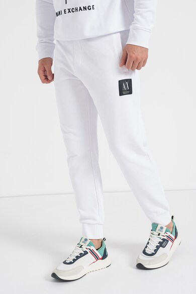 ARMANI EXCHANGE Памучен спортен панталон с пришито лого Мъже