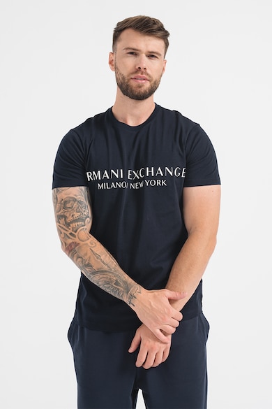 ARMANI EXCHANGE Тениска по тялото с лого Мъже