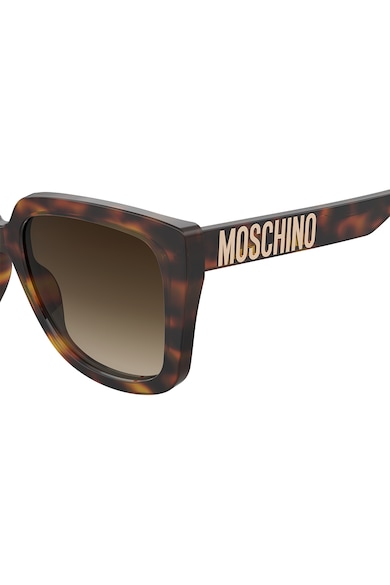 Moschino Love  Ochelari de soare patrati cu aspect tortoise Femei