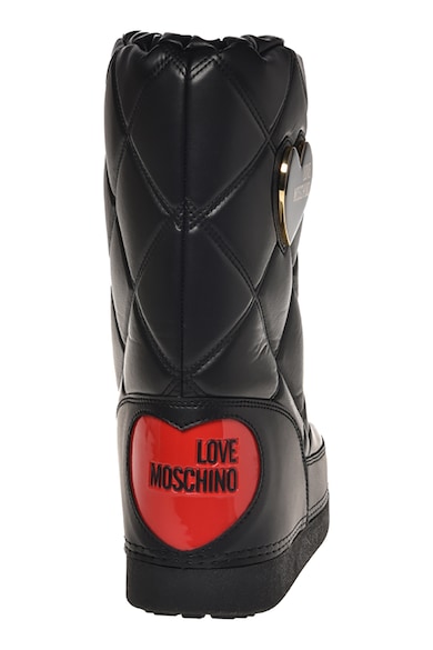 Love Moschino Lábszárközépig érő bebújós műbőr bakancs női
