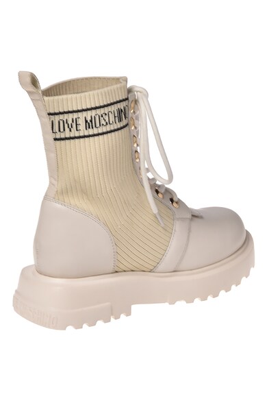 Love Moschino Bakancs bőrrészletekkel női