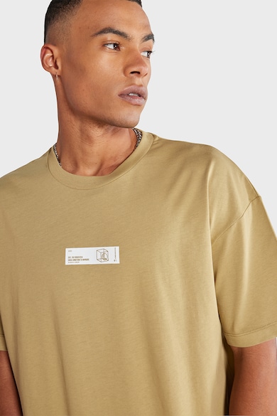 AC&Co Памучна тениска с овално деколте Мъже