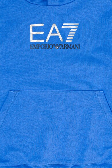 EA7 Trening cu imprimeu logo si buzunar kangaroo Baieti