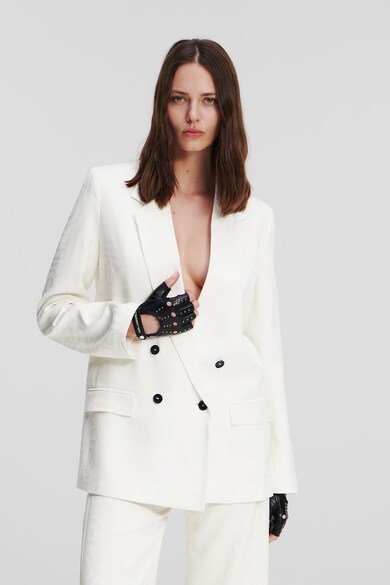 Karl Lagerfeld Сако с двуредно закопчаване и раздвоен ревер Жени