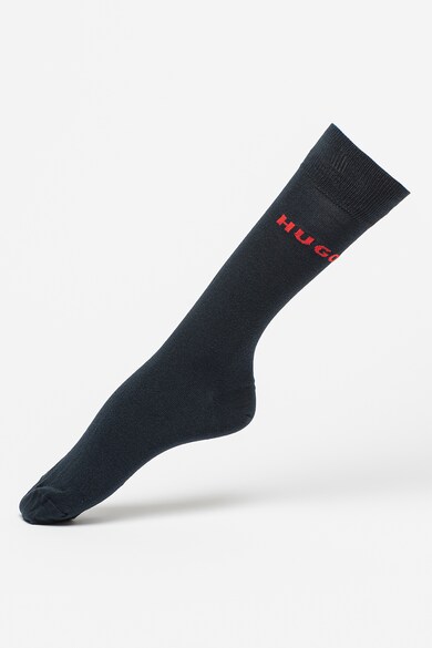 HUGO Чорапи с памук с лого, 2 чифта Мъже
