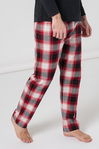 HUGO Pijama de bumbac cu model Barbati